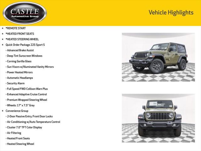 2025 Jeep Wrangler WRANGLER 2-DOOR SPORT S