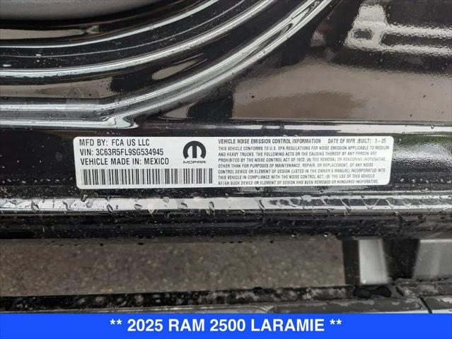 2025 Ram 2500 Laramie Crew Cab 4x4 6'4" Box