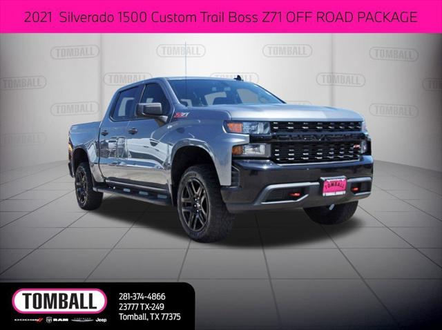 2021 Chevrolet Silverado 1500 4WD Crew Cab Short Bed Custom Trail Boss