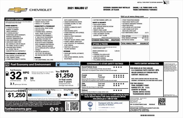2021 Chevrolet Malibu FWD LT