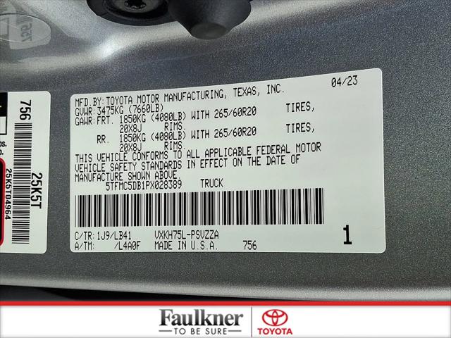 2023 Toyota Tundra 1794 Edition