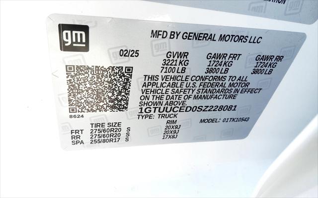 2025 GMC Sierra 1500 4WD Crew Cab Short Box Elevation with 3SB