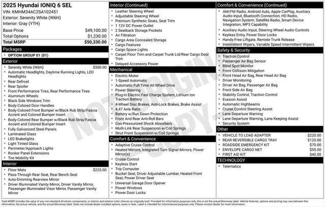 2025 Hyundai IONIQ 6 SEL