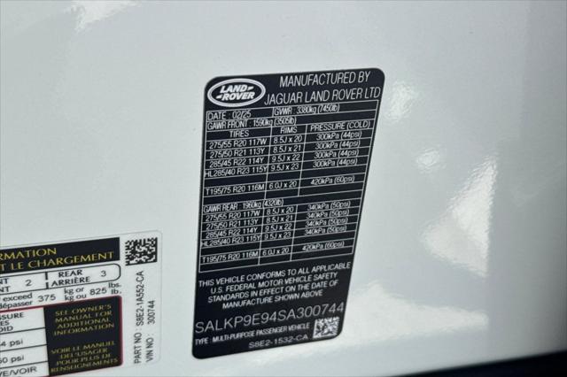 2025 Land Rover Range Rover P530 SE