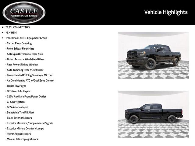 2025 RAM Ram 2500 RAM 2500 TRADESMAN CREW CAB 4X4 64 BOX