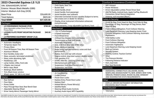 2023 Chevrolet Equinox FWD LS