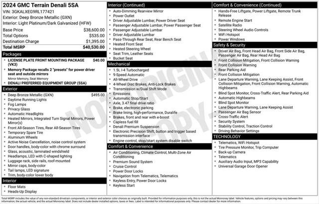 2024 GMC Terrain AWD Denali