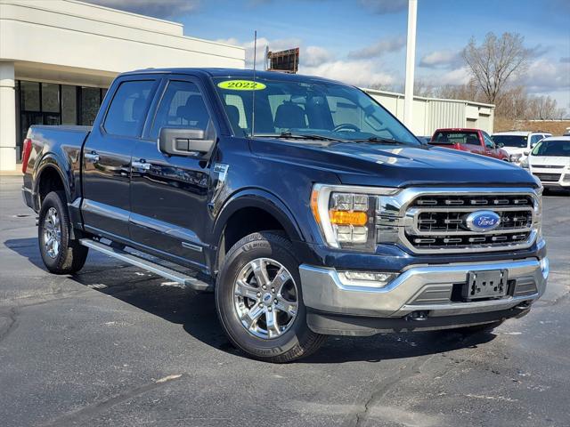 Used 2022 Ford F-150 XLT with VIN 1FTFW1ED1NFA52767 for sale in Waterford, MI