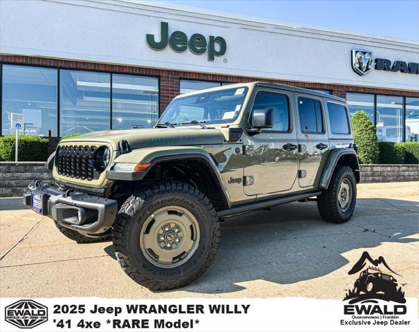 2025 Jeep Wrangler 4xe WRANGLER 4-DOOR WILLYS 41 4xe 2025 Jeep Wrangler 4xe WRANGLER 4-DOOR WILLYS 41 4xe