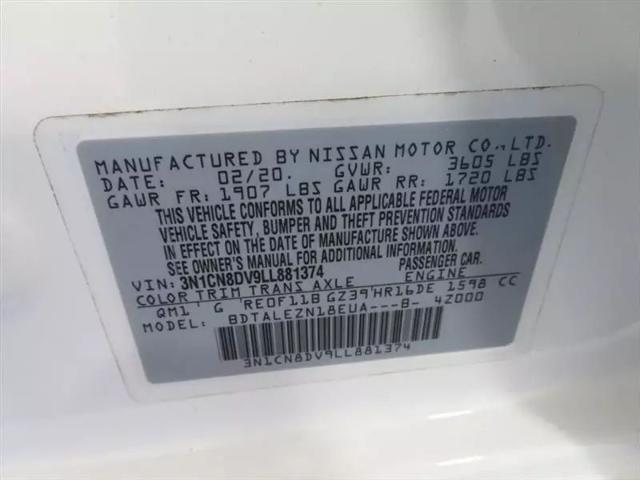 2020 Nissan Versa S Xtronic CVT