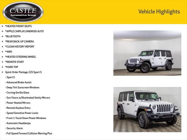 2024 Jeep Wrangler 4-Door Sport S 4x4