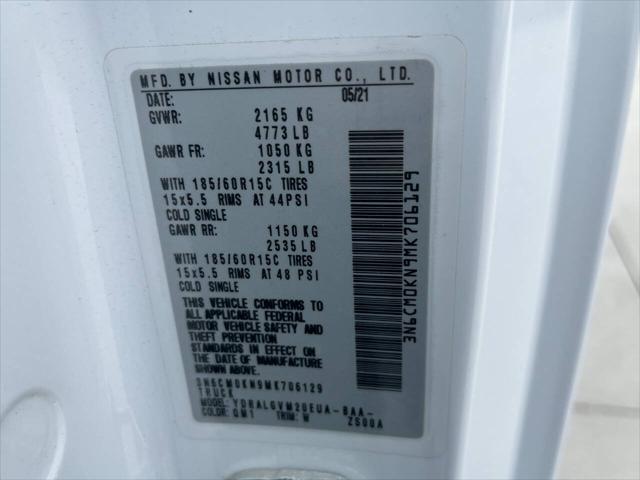 2021 Nissan NV200 Compact Cargo SV Xtronic CVT