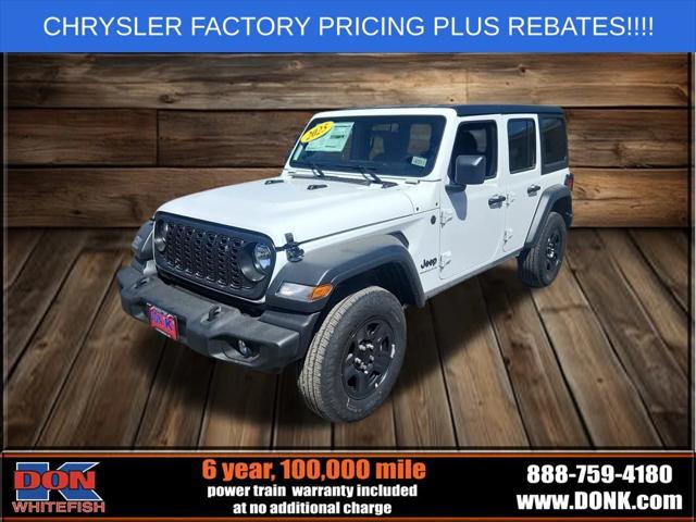 2025 Jeep Wrangler WRANGLER 4-DOOR SPORT 2025 Jeep Wrangler WRANGLER 4-DOOR SPORT