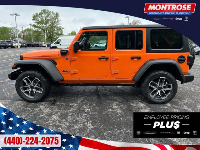 2025 Jeep Wrangler 4xe WRANGLER 4-DOOR SPORT S 4xe
