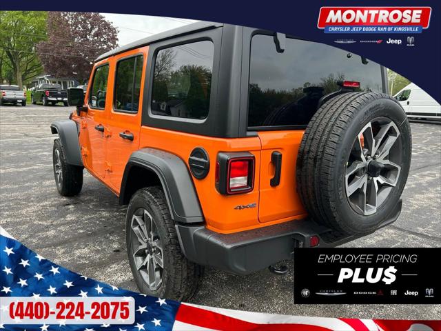 2025 Jeep Wrangler 4xe WRANGLER 4-DOOR SPORT S 4xe