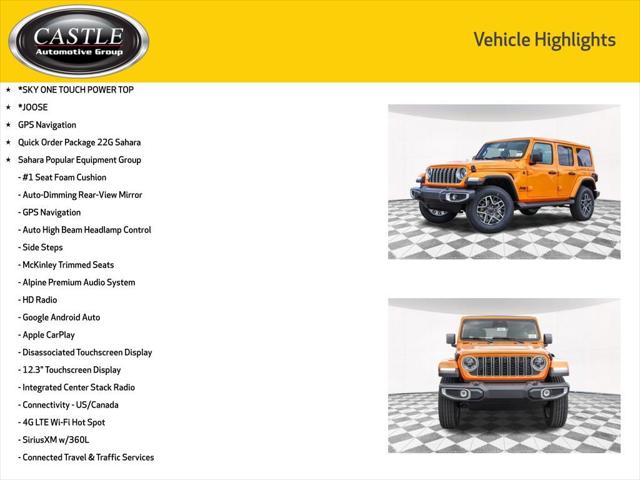 2025 Jeep Wrangler WRANGLER 4-DOOR SAHARA