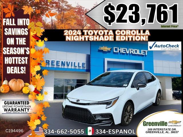 2024 Toyota Corolla Nightshade Edition 2024 Toyota Corolla Nightshade Edition