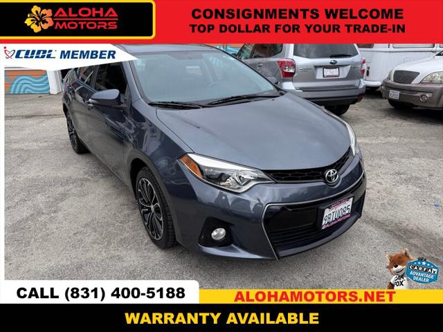 2015 Toyota Corolla S Plus for sale in Santa Cruz, CA