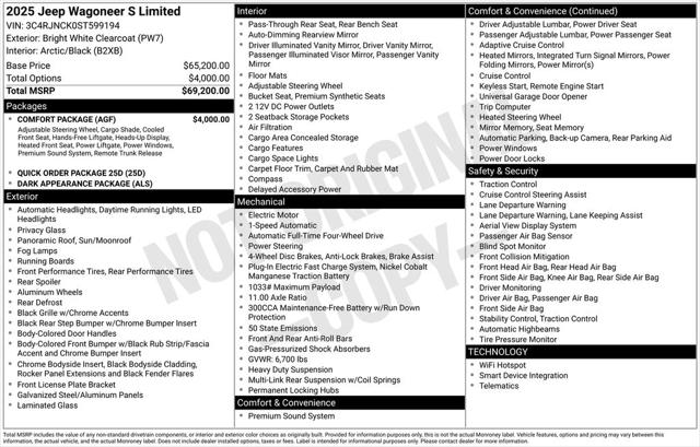 2025 Wagoneer Wagoneer S WAGONEER S LIMITED