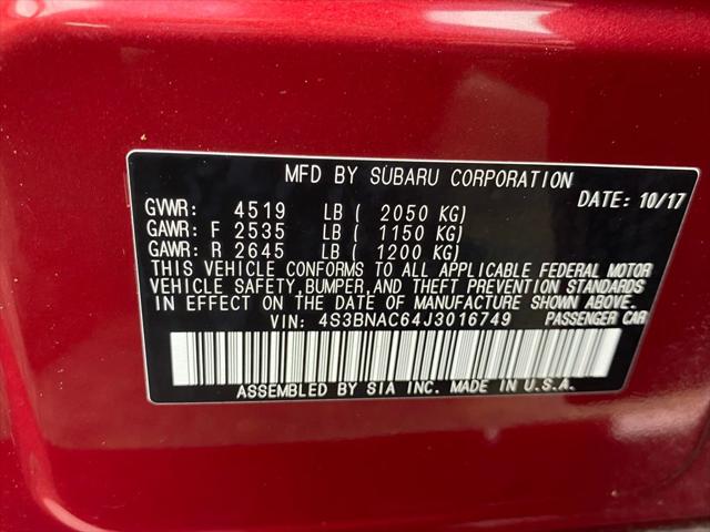 2018 Subaru Legacy 2.5i Premium