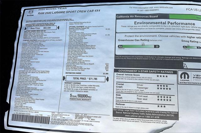 New 2025 RAM 2500 For Sale in Millington, TN