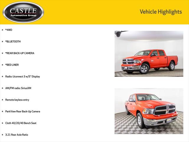 2022 RAM 1500 Classic SLT Crew Cab 4x4 57 Box