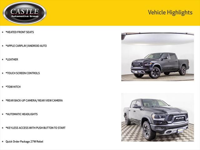 2022 RAM 1500 Rebel Crew Cab 4x4 57 Box