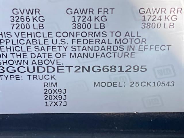 2022 Chevrolet Silverado 1500 4WD Crew Cab Standard Bed LT