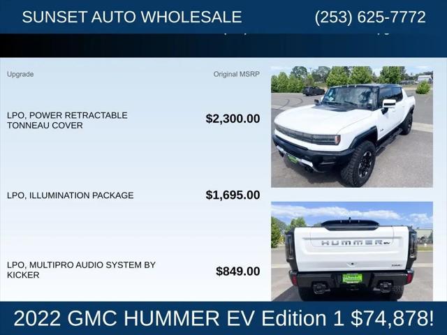 2022 GMC HUMMER EV Edition 1