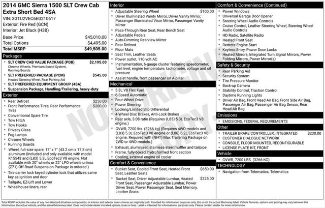 2014 GMC Sierra 1500 SLT