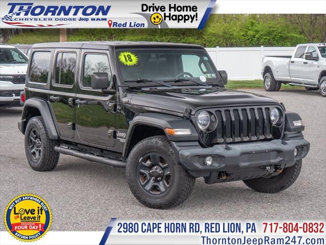 2018 Jeep Wrangler Unlimited Sport 4x4