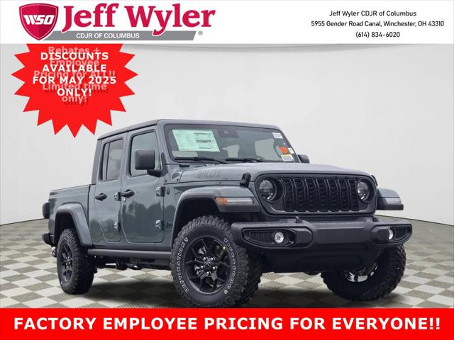 2025 Jeep Gladiator GLADIATOR WILLYS 4X4 2025 Jeep Gladiator GLADIATOR WILLYS 4X4