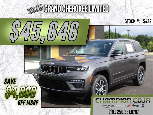 2025 Jeep Grand Cherokee GRAND CHEROKEE LIMITED 4X4