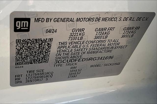 Used 2024 Chevrolet Silverado 1500 For Sale in Lubbock, TX