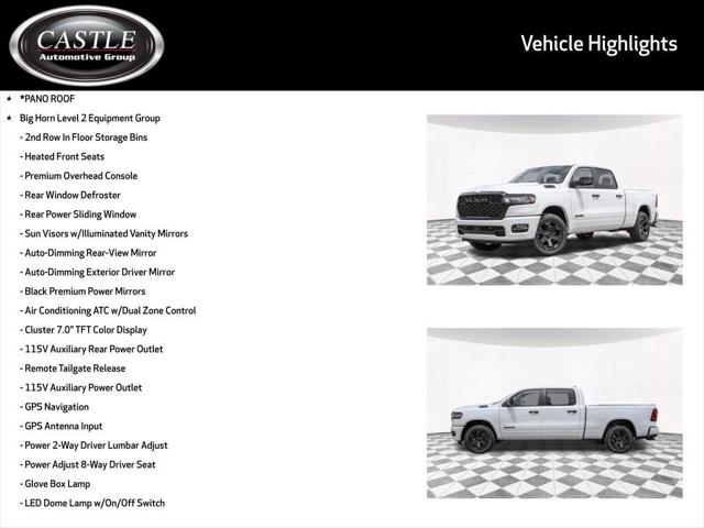 2025 RAM Ram 1500 RAM 1500 BIG HORN CREW CAB 4X4 64 BOX