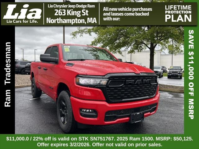 2025 RAM Ram 1500 RAM 1500 TRADESMAN QUAD CAB 4X4 64 BOX