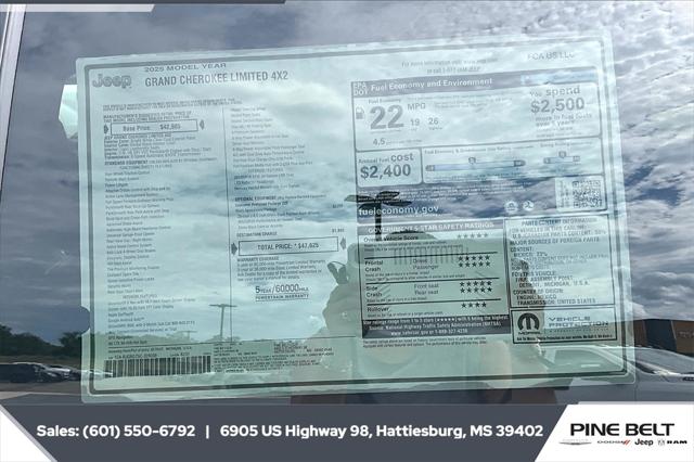 2025 Jeep Grand Cherokee GRAND CHEROKEE LIMITED 4X2