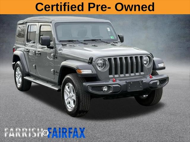 2022 Jeep Wrangler Unlimited Sport S 4x4