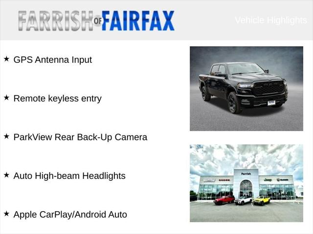 2025 RAM 1500 RAM 1500 BIG HORN CREW CAB 4X4 57 BOX 2025 RAM 1500 RAM 1500 BIG HORN CREW CAB 4X4 57 BOX