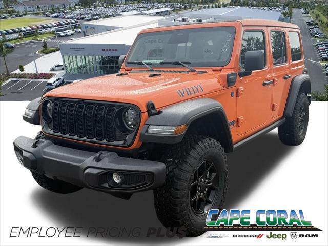 2025 Jeep Wrangler 4xe WRANGLER 4-DOOR WILLYS 4xe