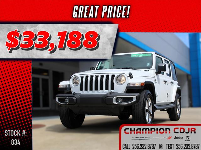 2019 Jeep Wrangler Unlimited Sahara 4x4