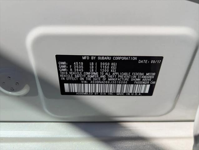 2018 Subaru Legacy 2.5i Premium