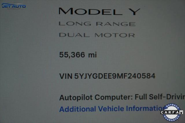 2021 Tesla Model Y Long Range Dual Motor All-Wheel Drive