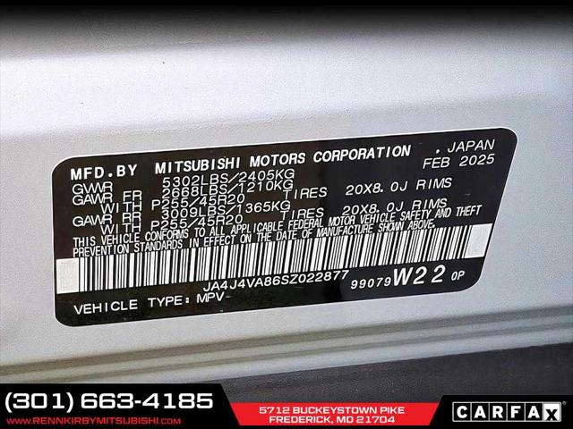 2025 Mitsubishi Outlander SE 2.5 S-AWC