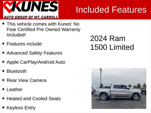 2024 RAM 1500 Limited Crew Cab 4x4 57 Box