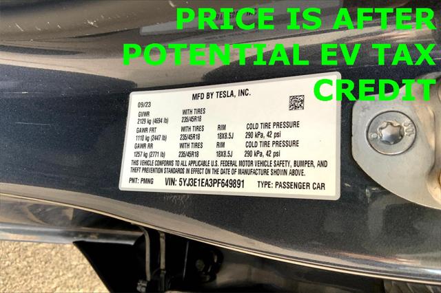 2023 Tesla Model 3 Rear-Wheel Drive