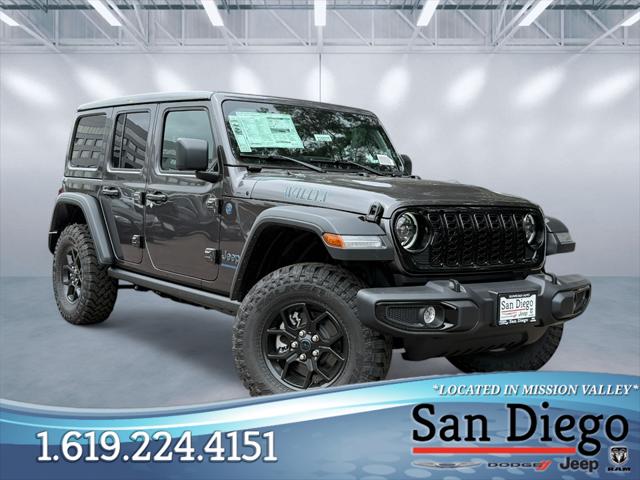 2025 Jeep Wrangler 4xe WRANGLER 4-DOOR WILLYS 4xe