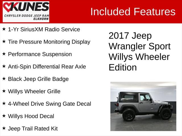 2017 Jeep Wrangler Willy Wheeler 4x4