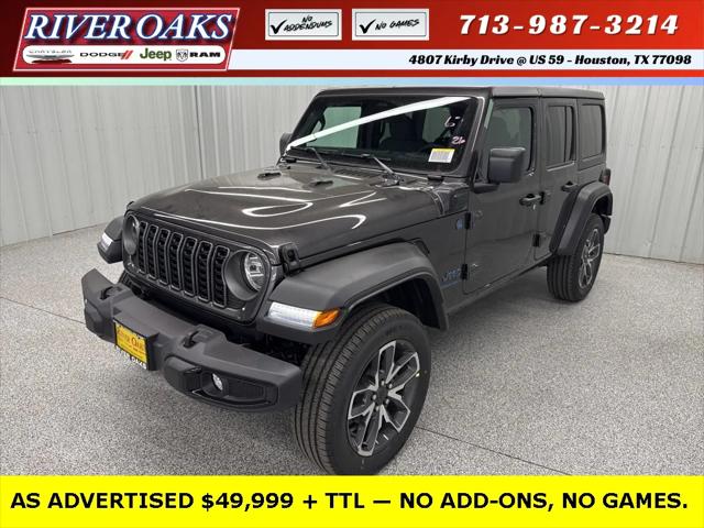 2025 Jeep Wrangler 4xe WRANGLER 4-DOOR SPORT S 4xe