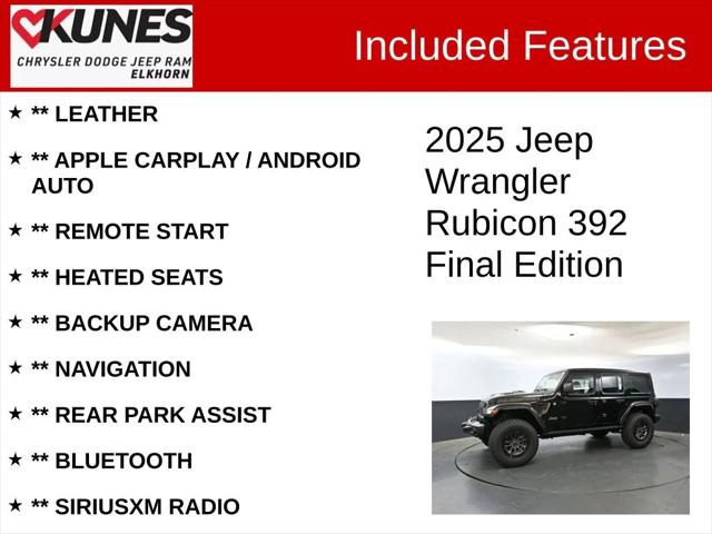 2025 Jeep Wrangler WRANGLER 4-DOOR RUBICON 392
